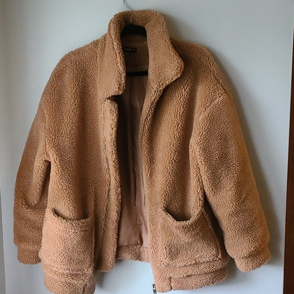 shein teddy bear jacket